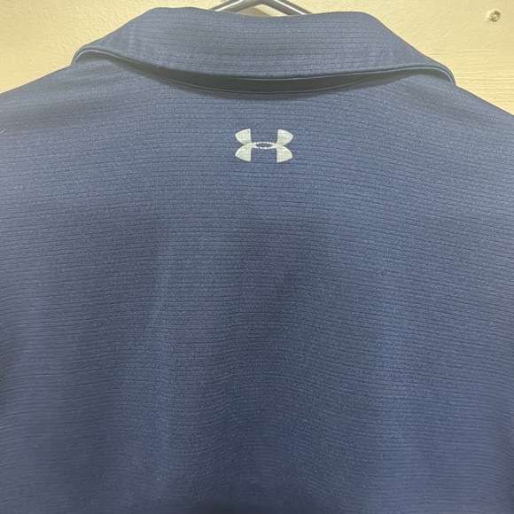 Navy Under Armour Golf Polo - Picture 3 of 3
